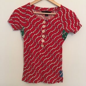 Marc Jacobs shirt with grommet vents